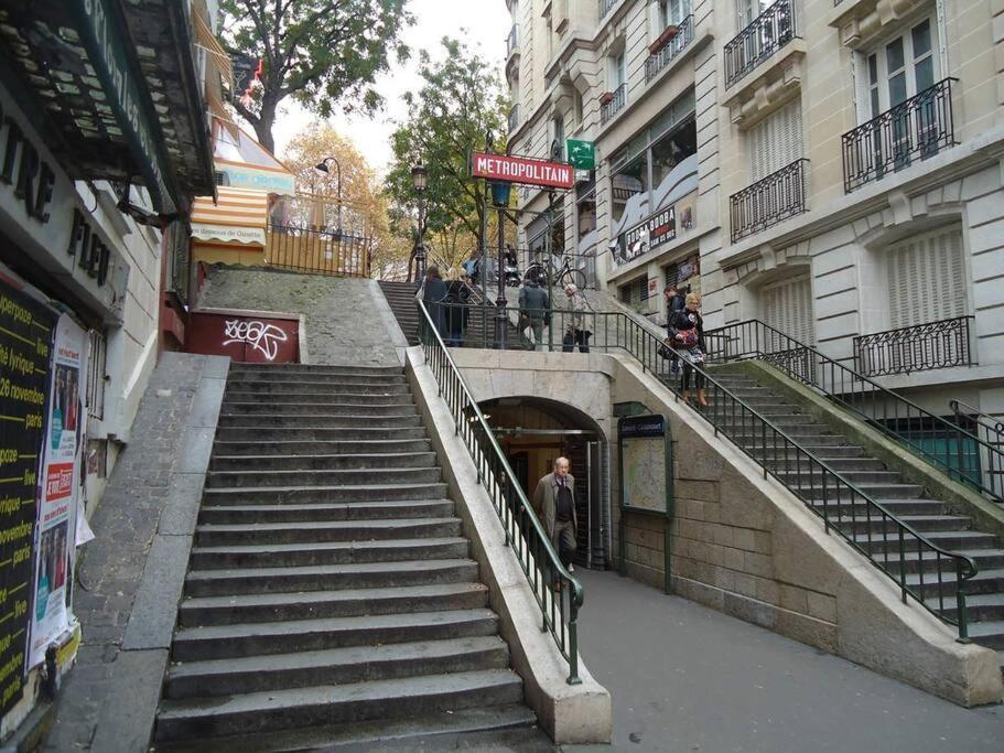 Sacre Petit Studio In The Coeur Of Montmartre Parigi Esterno foto